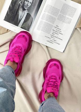 Balenciaga triple s pink7 фото