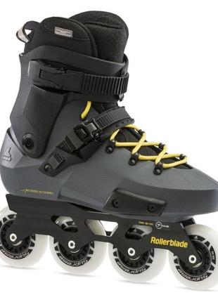 Ролики rollerblade twister edge anthracite yellow 2024 (40)1 фото