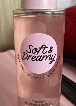 Оригінальний спрей для тіла soft & dreamy victoria’s secret