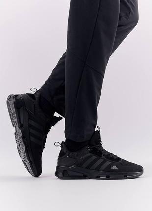 Мужские кроссовки adidas marathon run all black7 фото