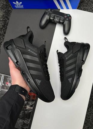 Мужские кроссовки adidas marathon run all black6 фото