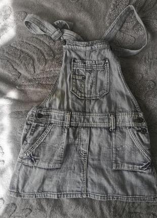 Комбинезон джинсовый