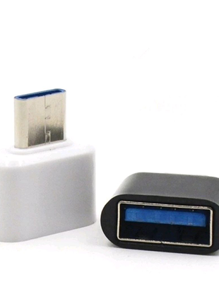 Два адаптера usb type c (перехідник)