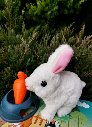 Інтерактивна іграшка заєць з морквою 🥕🐰 новинка!!