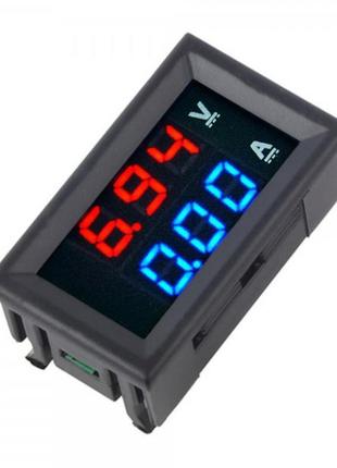Вольтметр-амперметр цифровий dc 0-10а 100v