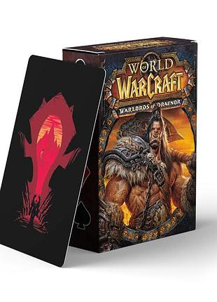 Гральні картки для покеру world of warcraft: warlords of draenor