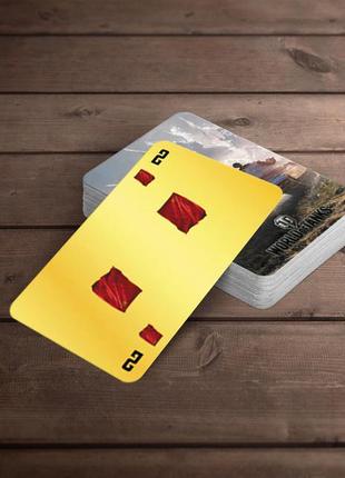 Гральні карти покерні world of tanks - wot - танки - танчики