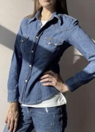 Оригінальна джинсова сорочка diesel джинсова сорочка