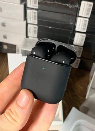 > airpods 2 black 1:1 бездротові навушники + чохол в подарунок