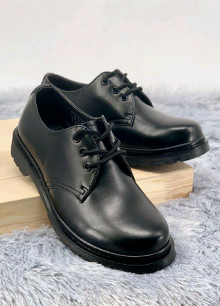 Dr. martens 1461 mono black1 фото