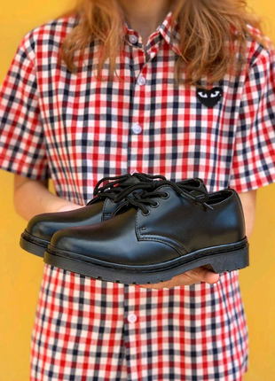 Dr. martens 1461 mono black3 фото