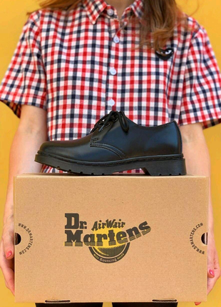 Dr. martens 1461 mono black4 фото