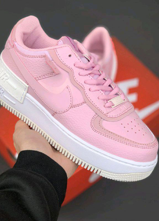 Nike air force 1 shadow pink/white