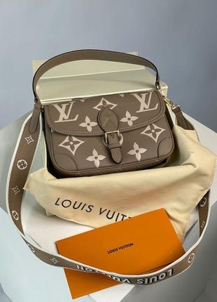 Фирменная молодежная сумка женская louis vuitton луи виттон с принтом бренда кожаная натуральная