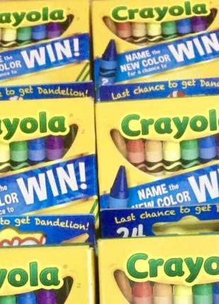 Олівці воскові "crayola"4 фото