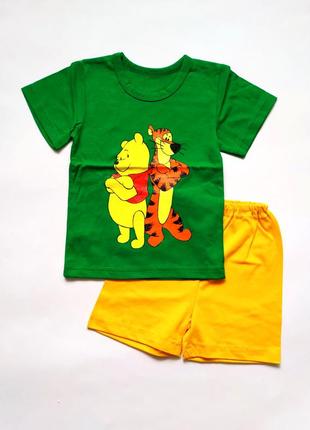 Детский комплект футболка и шорты для мальчика 5 лет