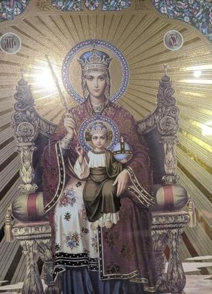 Ікона богородиці в рамці / ікона божої матері2 фото