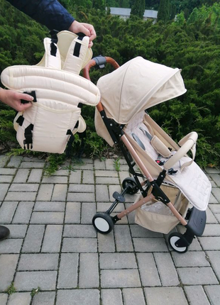 Нова дитяча коляска gt baby +в подарунок слінг-рюкзак