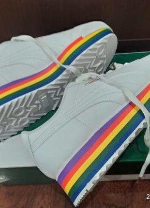 Оригінальні жіночі кросівки puma roma amor rainbow