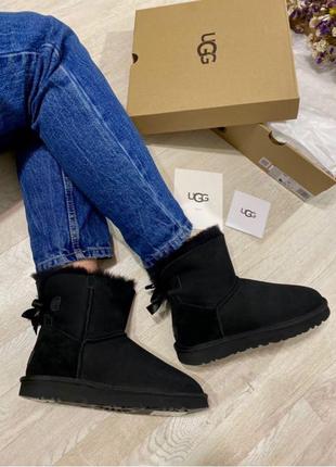 Ugg mini bailey bow black