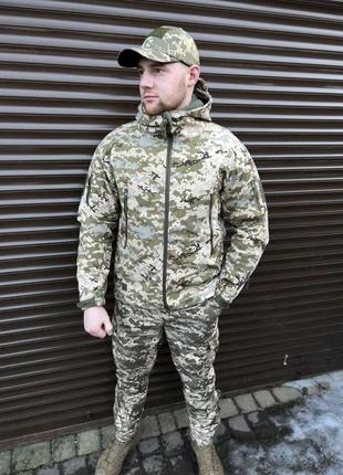 Куртка soft shell tactical піксель s-52 фото