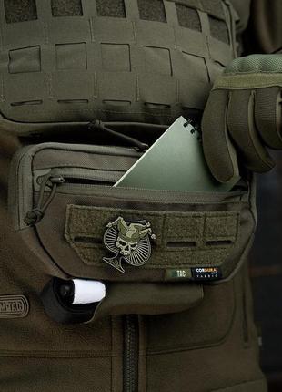 M-tac сумка-напашник gen.ii elite ranger green, напашная сумка олива военная, напашник подсумок тактический10 фото