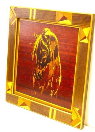 Мозаичное панно "лошадь 1.3"3 фото