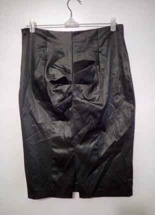 Новая атласная юбка миди #610#5 фото