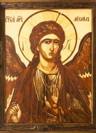 Мозаичное панно" икона архангела михаила"1 фото