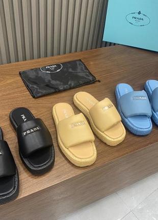 Шлепанцы prada