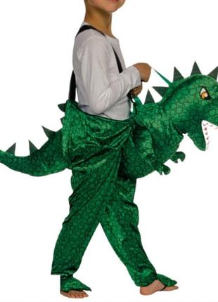 Карнавальный маскарадный костюм всадника на динозавре 7-8 лет