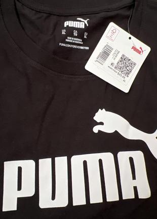 Женская футболка puma essentials logo tee оригинал6 фото