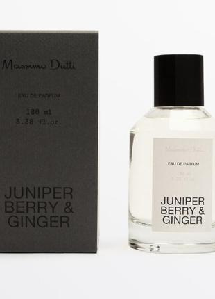 Massimo dutti juniper berry& ginger edp 100ml1 фото