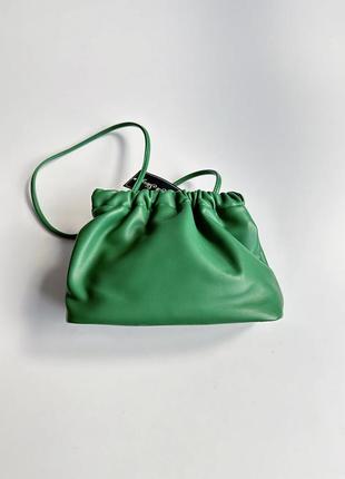 Трендовая сумка зеленого цвета luck sherrys🍀
