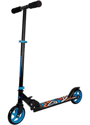Городской самокат schildkrot city scooter runabout 145mm black/blue