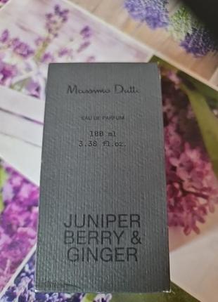 Massimo dutti juniper berry& ginger edp 100ml4 фото