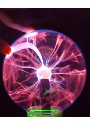 Плазменный шар молния plasma ball светильник2 фото