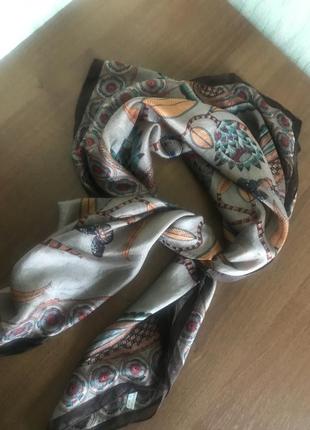 Хустка натуральний шовк платок шарф5 фото
