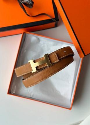 Шкіряний ремінь в стилі hermes5 фото