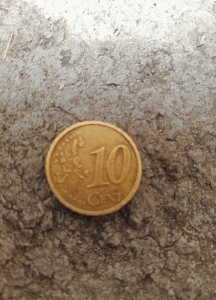 10 евроцентов 2002р.
