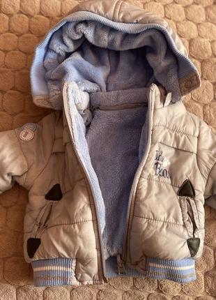 Тепла курточка для хлопчика2 фото