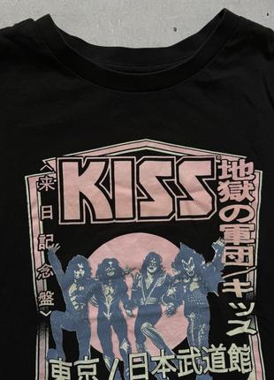 Женская футболка мерч kiss 2020 h&amp;m размер xs5 фото
