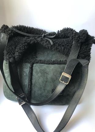 Сумка на зиму ugg натур овчина