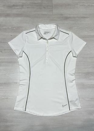 Premium nike golf tour performance женская белая блуза футболка поло тенниска оригинал3 фото