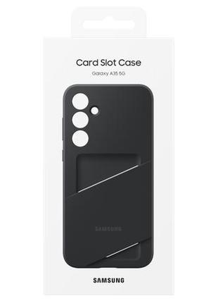 Чехол samsung a35 card slot case ef-oa356tbegww black6 фото