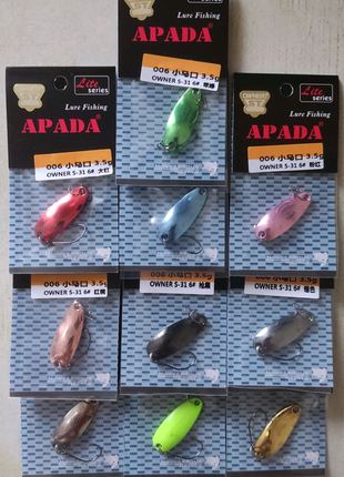 Блешні apada 10 шт. 3,5 г.