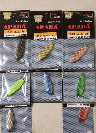 Блешні apada 8 шт. 3г.