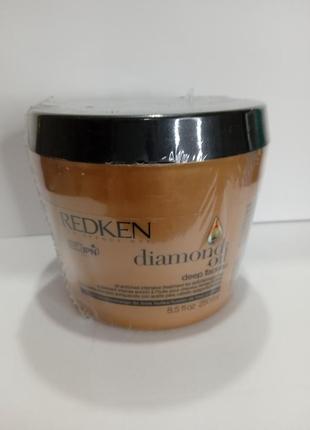 Маска для відновлення волосся redken diamond oil deep facets mask1 фото