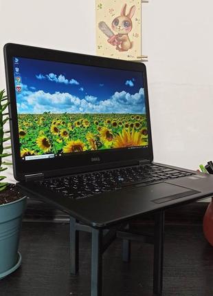 14'' (1920х1080) dell latitude e7450 i5-5300u 8 озу 256 ssd акб 8