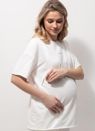 👑vip👑 костюм бавовняний для вагітних і годуючих матусь бавовняний костюм для вагітних літній костюм10 фото